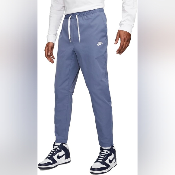Nike Other - Nike Club Woven Tapered-Leg Pants Light Blue Medium Joggers Twill Streetwear Men